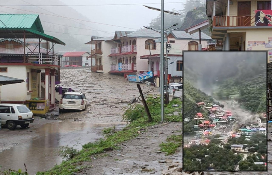 उत्तरकाशी में बादल फटने से बड़ा हादसा, पहाड़ों से सैलाब के साथ बहकर आया मलबा, कई घर तबाह, रेस्क्यू जारी 