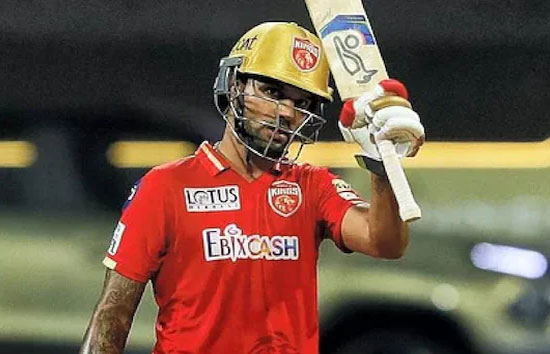 आईपीएल में 50 अर्धशतक लगाने तीसरे खिलाड़ी बने शिखर धवन