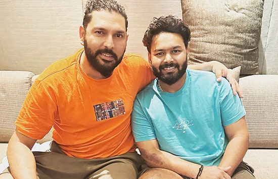 युवराज ने की ऋषभ पंत से मुलाकात, शेयर की तस्वीर, कहा- फिर उठेगा ये चैंपियन