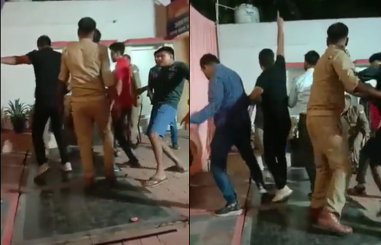 यूपी :  थाने में तमंचे पर डिस्को करने वाले दरोगा समेत नौ पुलिसकर्मी निलंबित, एसओ लाइन हाजिर