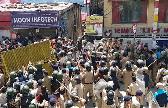 मंडी मस्जिद विवाद : मस्जिद की तरफ बढ़ रहे प्रदर्शनकारी, अलर्ट पर पुलिस, जेल रोड बंद 