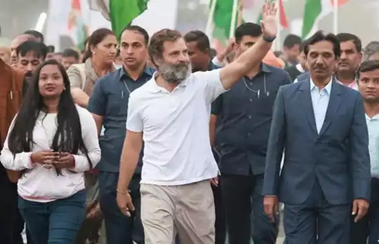 भारत जोड़ो यात्रा : राहुल गांधी की सुरक्षा में सेंध, पुलिस ने दो युवकों को लिया हिरासत में