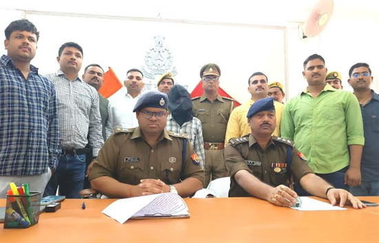 50 हजार रुपए का वांछित इनामी बदमाश भेजा गया जेल