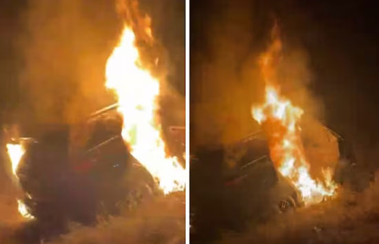 यूपी : प्रॉपर्टी डीलर को फॉर्च्यूनर कार में जिंदा जलाया, परिजनों ने दोस्तों पर लगाया हत्या का आरोप, दो गिरफ्तार 