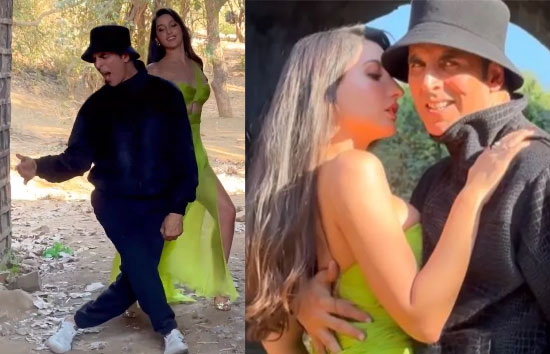 `कुड़िये नी तेरी' गाने पर अक्षय और नोरा ने बनाई रील्स 