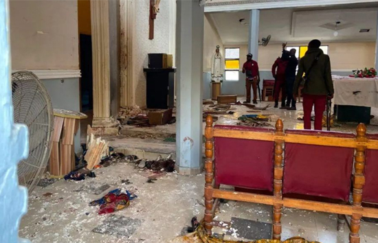 नाइजीरिया : गिरजाघर पर अंधाधुंध फायरिंग, 50 लोगों के मारे जाने का अनुमान 