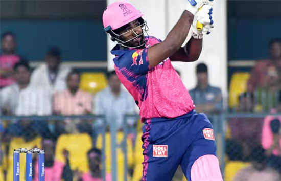 संजू सैमसन और अजिंक्य रहाणे राजस्थान रॉयल्स के लिए सर्वाधिक रन बनाने वाले बल्लेबाज बने