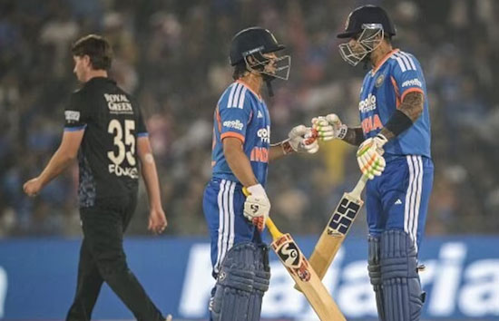 Ind vs NZ : दूसरे टी20 मैच में टीम इंडिया की धमाकेदार जीत, सूर्या-ईशान की पारी के आगे न्यूजीलैंड पस्त 