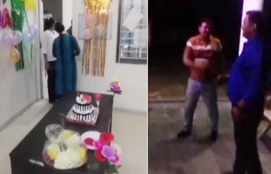 थाना बना क्लब, दारोगा की B'day पार्टी में पी ले-पी ले ओ मेरे राजा पर साथियों ने किया डर्टी डांस 